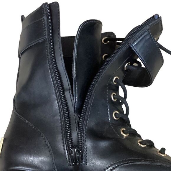 Juicy Couture Women’s Oodles Black Combat Boots - Picture 6 of 10